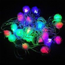Sir Lumini Colorate EDAR, LED Tip Ciulini, Fir Transparent, Lungime 6m, 40 LED, Multicolor