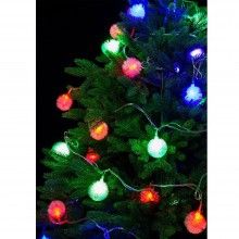 Sir Lumini Colorate EDAR, LED Tip Ciulini, Fir Transparent, Lungime 6m, 40 LED, Multicolor