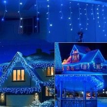 Instalatie De Craciun EDAR Model Turturi, 5 m, 100 Led-uri, Cu 8 jocuri de lumini, Franjuri, Pentru Exterior/Interior, Interc... Instalatie De Craciun EDAR Model Turturi, 5 m, 100 Led-uri, Cu 8 jocuri de lumini, Franjuri, Pentru Exterior/Interior, Interc...