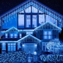 Instalatie De Craciun EDAR Model Turturi, 5 m, 100 Led-uri, Cu 8 jocuri de lumini, Franjuri, Pentru Exterior/Interior, Interc... Instalatie De Craciun EDAR Model Turturi, 5 m, 100 Led-uri, Cu 8 jocuri de lumini, Franjuri, Pentru Exterior/Interior, Interc...