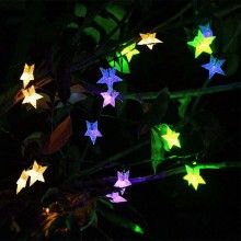 Sir Lumini Colorate EDAR, LED Tip Stele, Fir Negru, Lungime 6m, 40 LED, Multicolor Sir Lumini Colorate EDAR, LED Tip Stele, Fir Negru, Lungime 6m, 40 LED, Multicolor
