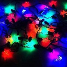 Sir Lumini Colorate EDAR, LED Tip Stele, Fir Negru, Lungime 6m, 40 LED, Multicolor Sir Lumini Colorate EDAR, LED Tip Stele, Fir Negru, Lungime 6m, 40 LED, Multicolor