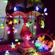 Sir Lumini Colorate EDAR, LED Tip Stele, Fir Negru, Lungime 6m, 40 LED, Multicolor Sir Lumini Colorate EDAR, LED Tip Stele, Fir Negru, Lungime 6m, 40 LED, Multicolor