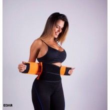 Centura Modelatoare EDAR, Pentru Tonifiere, Neopreb, Negru/Portocaliu, Masura XL
