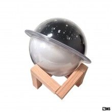 Umidificator SIKS Planeta Saturn Aromaterapie tip Lampa de Veghe, Model Animale Marine , Capacitate 250ml, 3 tipuri de lumina...