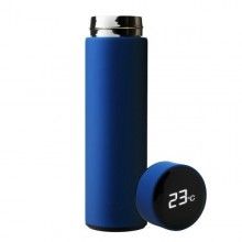 Termos Smart EDAR, Albastru, MAT, Cu Sita Infuzor Si Perete Dublu, 500 ml