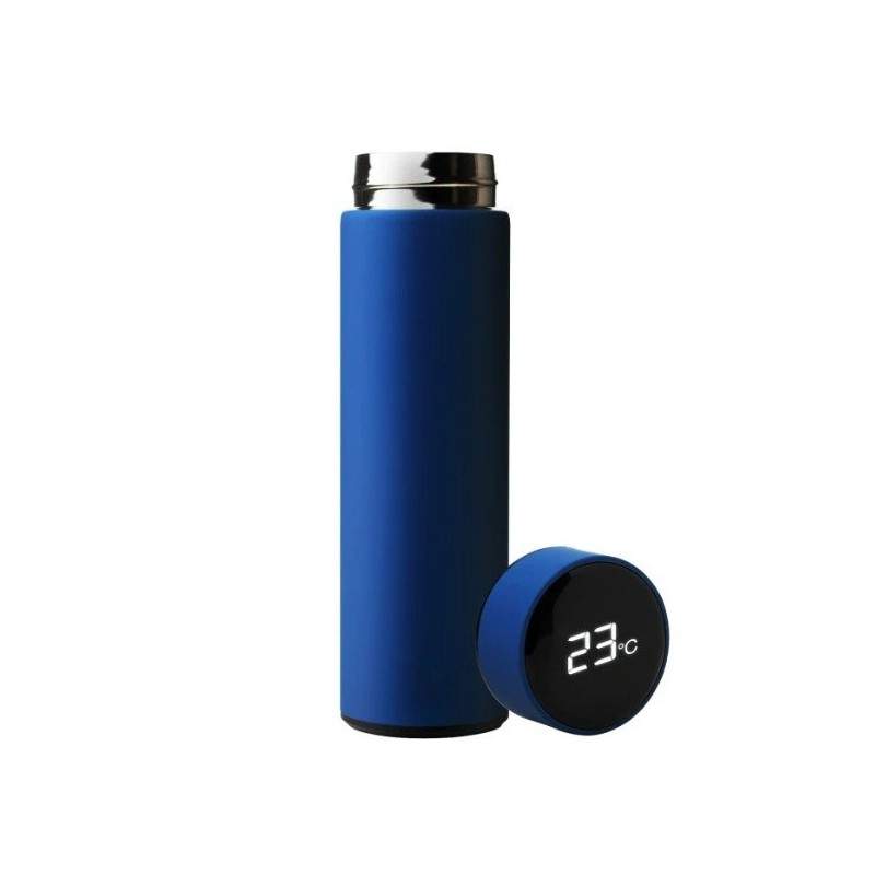 Termos Smart EDAR, Albastru, MAT, Cu Sita Infuzor Si Perete Dublu, 500 ml Termos Smart EDAR, Albastru, MAT, Cu Sita Infuzor Si Perete Dublu, 500 ml