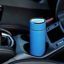 Termos Smart EDAR, Albastru, MAT, Cu Sita Infuzor Si Perete Dublu, 500 ml Termos Smart EDAR, Albastru, MAT, Cu Sita Infuzor Si Perete Dublu, 500 ml