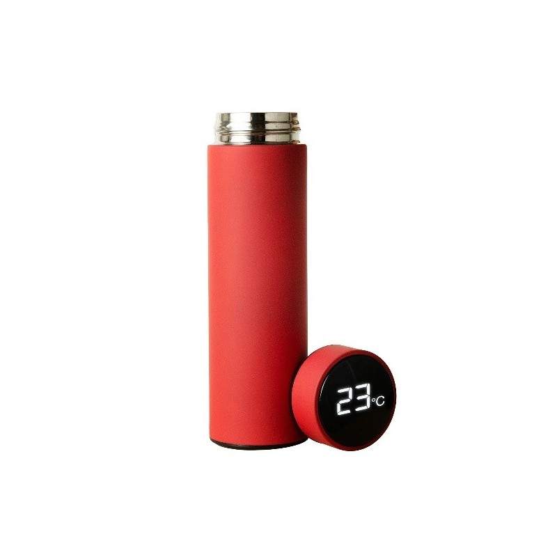 Termos Smart EDAR, MAT, Cu Sita Infuzor Si Perete Dublu, 500 ml, Rosu Termos Smart EDAR, MAT, Cu Sita Infuzor Si Perete Dublu, 500 ml, Rosu