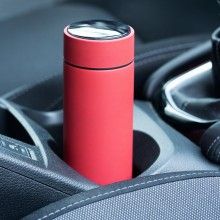 Termos Smart EDAR, MAT, Cu Sita Infuzor Si Perete Dublu, 500 ml, Rosu Termos Smart EDAR, MAT, Cu Sita Infuzor Si Perete Dublu, 500 ml, Rosu