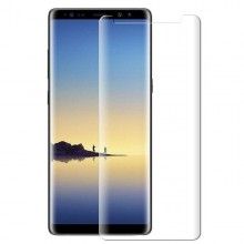 Folie Din Sticla EDAR, Samsung Galaxy Note 8, Adeziv UV Digitech Glass, Lampa UV Inclusa, Transparenta