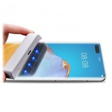 Folie Din Sticla EDAR, Huawei P40 Pro, Adeziv UV Digitech Glass, Lampa UV Inclusa, Transparenta