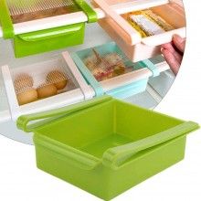 Cutie Depozitare Tip Sertar SIKS Pentru Frigider, Organizator Frigider Cu Clesti, Verde
