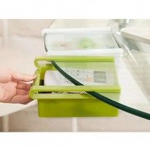 Cutie Depozitare Tip Sertar SIKS Pentru Frigider, Organizator Frigider Cu Clesti, Verde