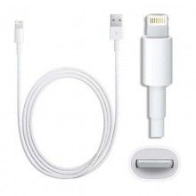 Cablu date EDAR pentru telefon/tableta, lightning, cablu soft, lungime 1 m, alb