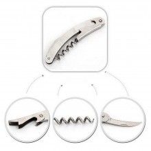 Set Cadou SIKS, Accesorii Vin, 6 Piese Incluse, Ambalaj Sticla De Vin, Negru