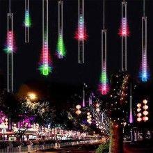 Instalatie Led Tip Turturi SIKS, Cu Efect De Lumina Curgatoare, RGB Instalatie Led Tip Turturi SIKS, Cu Efect De Lumina Curgatoare, RGB