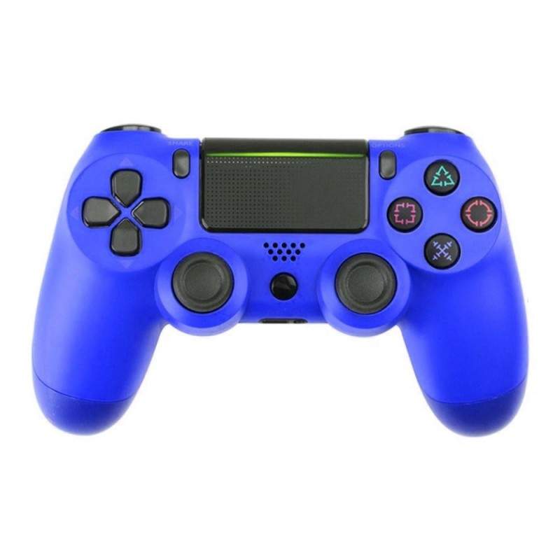 Controller SIKS compatibil PS4, fara fir, wireless, cablu USB, Albastru