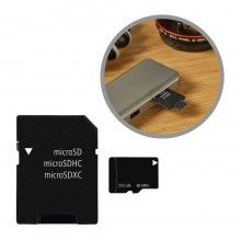 Card de memorie SIKS, Micro-SDXC, 256GB, Clasa 10,80MB/s, Adaptor Inclus Card de memorie SIKS, Micro-SDXC, 256GB, Clasa 10,80MB/s, Adaptor Inclus