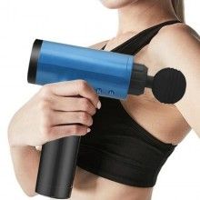 Aparat de masaj EDAR® anticelulitic, cu 4 capete interschimbabile, fara acumulator, 6 trepte de viteza, Albastru/Negru Aparat de masaj EDAR® anticelulitic, cu 4 capete interschimbabile, fara acumulator, 6 trepte de viteza, Albastru/Negru