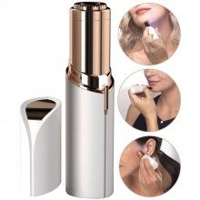 Epilator Facial EDAR, Reincarcabil, Design Ergonomic, Cu Acumulator, Piele Uscata, Alb