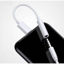 Adaptor EDAR Audio, Convertor Tip-C Pentru Jack 3.5mm, Alb