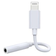 Adaptor EDAR Audio, Convertor Tip-Lightning Pentru Jack 3.5mm, Alb