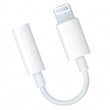 Adaptor EDAR Audio, Convertor Tip-Lightning&nbsp;Pentru Jack 3.5mm, Alb