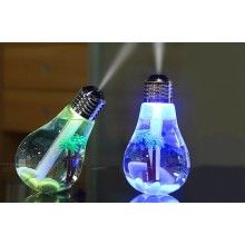 Umidificator EDAR, LED Alb/Transparent, Forma de Bec, Palmier