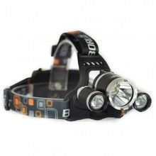 Lanterna Frontala EDAR Din Aluminiu Cu 3 LED-uri Si Acumulator, 15 W, Pentru Camping/Pescuit/Vanatoare Lanterna Frontala EDAR Din Aluminiu Cu 3 LED-uri Si Acumulator, 15 W, Pentru Camping/Pescuit/Vanatoare