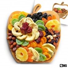 Cos Pliabil SIKS In Forma De Mar De Fructe/Legume, Pliabil, Din Bambus, 22 x 20 cm, 2 in 1