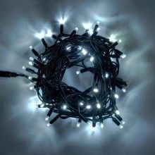 Instalatie LED Liniara EDAR, 8 metri, cu 100 de LED -uri, fir verde inchis, Alb rece Instalatie LED Liniara EDAR, 8 metri, cu 100 de LED -uri, fir verde inchis, Alb rece
