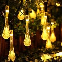 Instalatie SIKS, Cu Incarcare Solara, 6.5 m, 100 LED-uri, Lumina calda