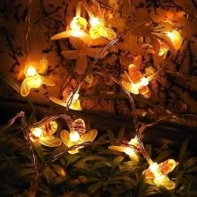 Instalatie Solara SIKS, Cu 30 Albinute LED, Lumina Calda