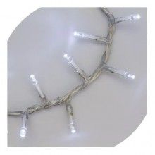 Instalatie de craciun, Model perdea, 8 jocuri de lumina, Franjuri, 300 led, Pentru Exterior/Interior, Fir Alb, Interconectabi...