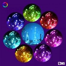 Instalatie De Craciun RGB SIKS Cu Control Bluetooth Prin Aplicatie, 10m, Luminozitate Reglabila, USB, Multicolor, IP44 Rezist...