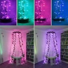 Instalatie De Craciun RGB SIKS Cu Control Bluetooth Prin Aplicatie, 10m, Luminozitate Reglabila, USB, Multicolor, IP44 Rezist...