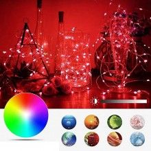 Instalatie De Craciun RGB SIKS Cu Control Bluetooth Prin Aplicatie, 20m, Luminozitate Reglabila, USB, Multicolor, IP44 Rezist...