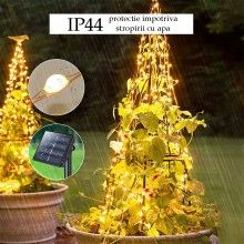 Ghirlanda Luminoasa SIKS Cu Leduri, Instalatie Cu Incarcare Prin Panou Solar, 100 Led-uri, 10m, IP44, Alb Cald Ghirlanda Luminoasa SIKS Cu Leduri, Instalatie Cu Incarcare Prin Panou Solar, 100 Led-uri, 10m, IP44, Alb Cald