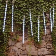 Instalatie de Craciun SIKS Tip Turturi Meteor, 80 cm, 8 Tuburi X 36 LED, 288 LED-uri, Fir Transparent, Lumina Alb Rece Instalatie de Craciun SIKS Tip Turturi Meteor, 80 cm, 8 Tuburi X 36 LED, 288 LED-uri, Fir Transparent, Lumina Alb Rece
