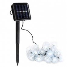 Ghirlanda Luminoasa SIKS Pentru Gradina Cu Incarcare Solara Solara Trandafiri, 50 Led-Uri, Lungime 5 M, Ip44, Multicolora