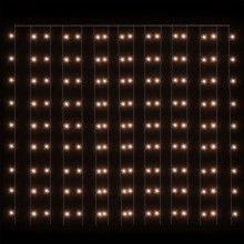 Instalatie De Craciun SIKS Model Perdea, 8 m x 50 cm, 500 LED-uri, Cu 8 jocuri de lumini, Franjuri, Pentru Exterior/Interior,...