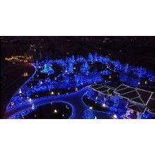 Instalatie Craciun Turturi,8 M, 200 Led-uri, 8 Jocuri De Lumini, Exterior/Interior, Albastru