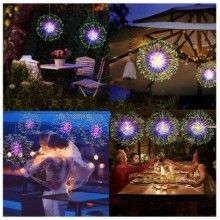 Instalatie De Craciun 5 SIKS, Tip Focuri De Artificii Decorative, Incarcare Panou Solar, 500 Led, 8 Moduri De Iluminare, Lung... Instalatie De Craciun 5 SIKS, Tip Focuri De Artificii Decorative, Incarcare Panou Solar, 500 Led, 8 Moduri De Iluminare, Lung...
