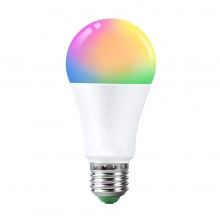Bec LED Smart RGB SIKS P3, Wi-Fi, E27, 10W, 800 lm, Lumina Alba Si Colorata, Control Vocal, Compatibil Google Assistant, Amaz...