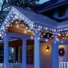 Instalatie Craciun Turturi SIKS, Ghirlanda Curgatoare, 10 m, 250 LED-uri, 8 Jocuri de Lumini, Franjuri, Exterior/Interior, Fi...