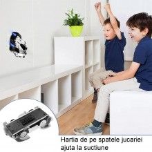 Masinuta Antigravitationala EDAR, Jucarie Inteligenta, Masina Care Urca Pe Pereti Si Tavan, Gri/ Negru