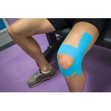 Banda Kinesiologica EDAR pentru suportul muschilor, pentru sportivi si atleti, Albastru Banda Kinesiologica EDAR pentru suportul muschilor, pentru sportivi si atleti, Albastru