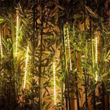 Instalatie de Craciun EDAR, Turturi Luminosi tip Meteori, 8 x 80 cm, Fir Transparent, Lumina Alb Cald, 288 LED-uri Instalatie de Craciun EDAR, Turturi Luminosi tip Meteori, 8 x 80 cm, Fir Transparent, Lumina Alb Cald, 288 LED-uri