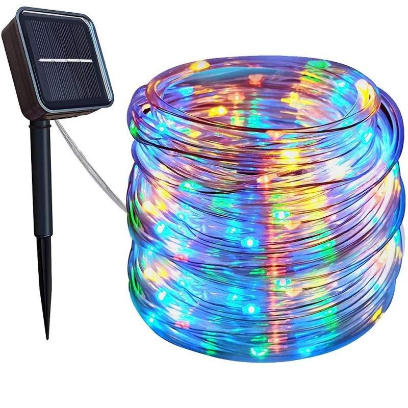 Instalatie De Craciun EDAR Tuburi, 4.5V, 6W, IP44 Rezistent la apa, 10m, 100 led, Multicolor Instalatie De Craciun EDAR Tuburi, 4.5V, 6W, IP44 Rezistent la apa, 10m, 100 led, Multicolor